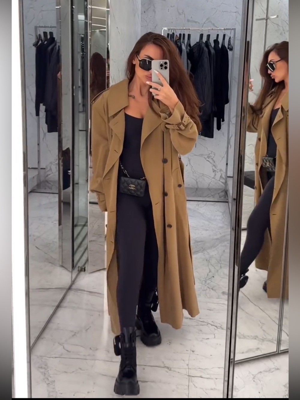 NWT YSL SAINT LAURENT Trench Coat FR40